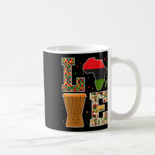 Taza De Café Amo Kwanzaa Kinara Celebración del Patrimonio Afri