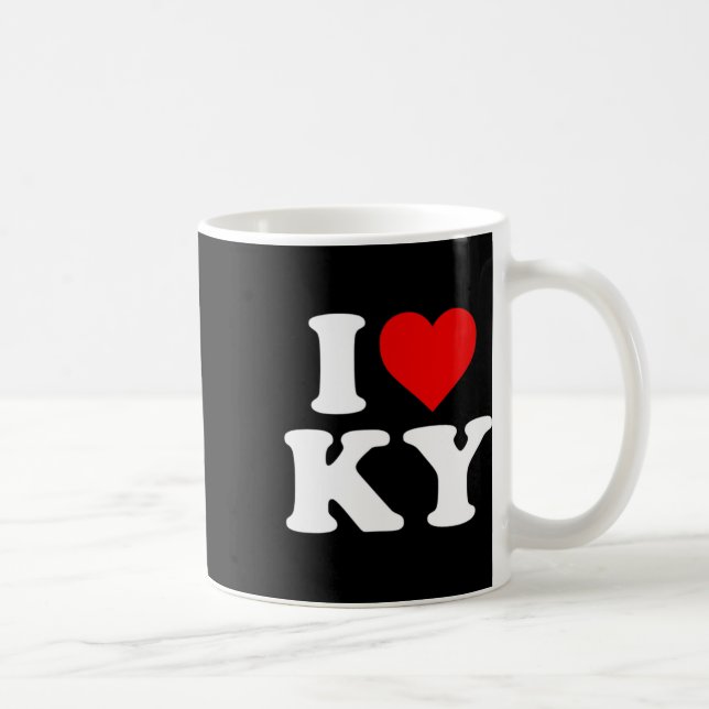 Taza De Café Amo Ky Heart Kentucky (Derecha)