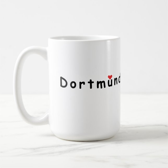 Taza De Café Amo la Alemania Dortmund (Izquierda)