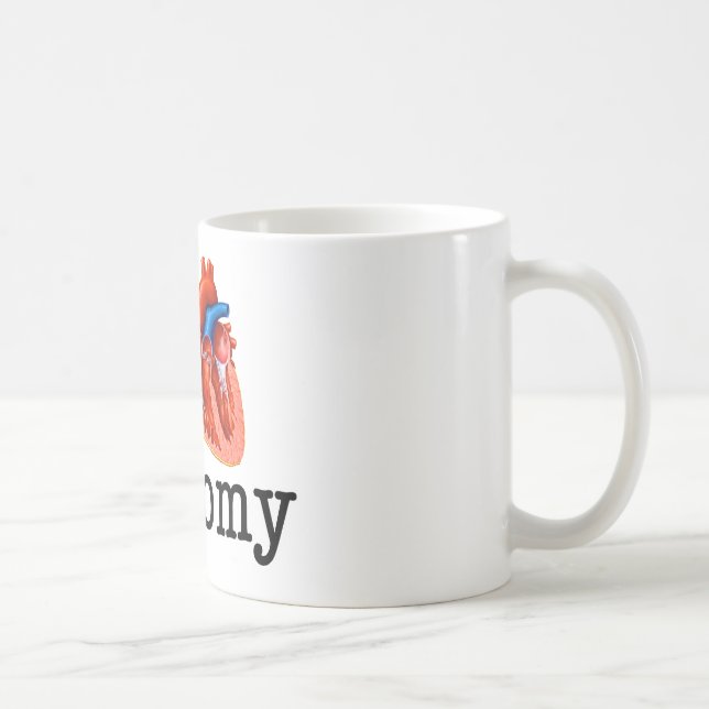 Taza De Café Amo la anatomía (Derecha)