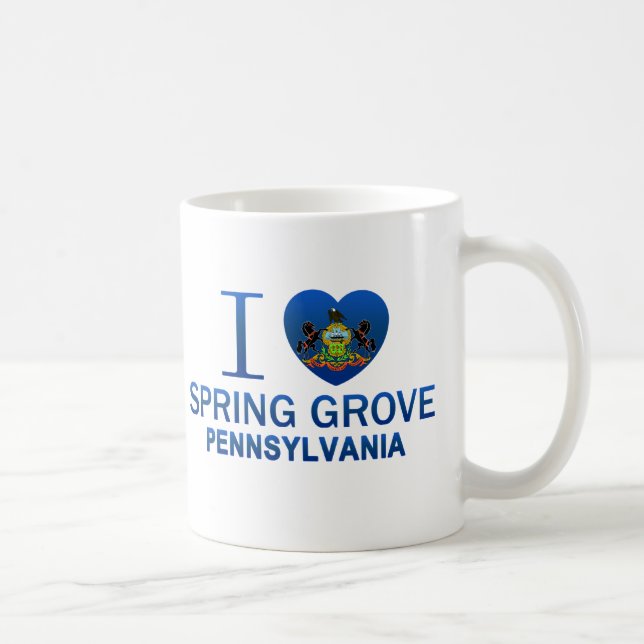 Taza De Café Amo la arboleda de la primavera, PA (Derecha)