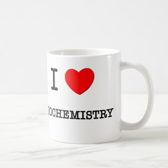 Taza De Café Amo la BIOQUÍMICA (Derecha)
