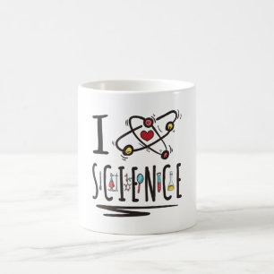 Taza De Café Amo la ciencia