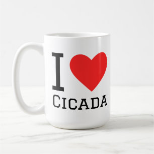 Taza De Café Amo la cigarra