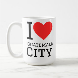 Taza De Café Amo la Ciudad de Guatemala
