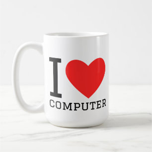 Taza De Café Amo la computadora