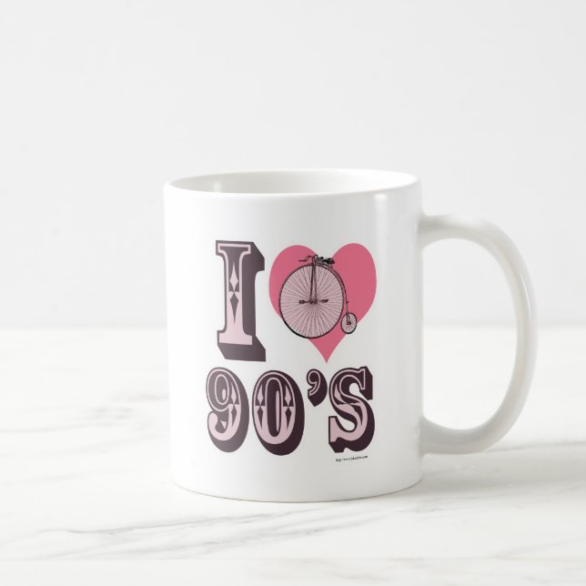 Taza De Café Amo la década de 1890 (Derecha)