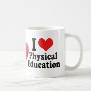 Taza De Café Amo la educación física