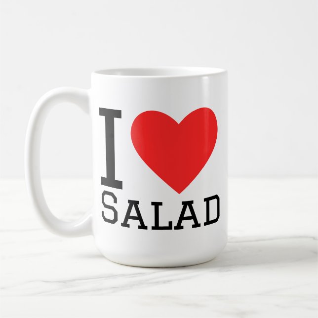 Taza De Café Amo la ensalada (Izquierda)