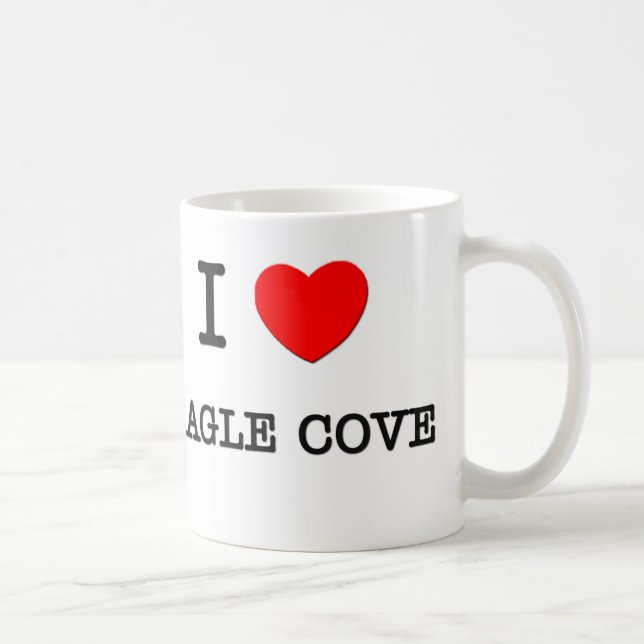 Taza De Café Amo la ensenada Washington de Eagle (Derecha)