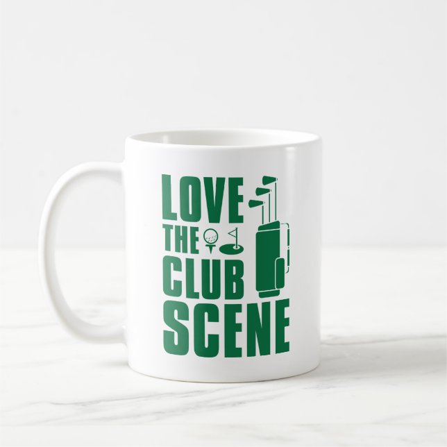 Taza De Café Amo La Escena De Club (Izquierda)