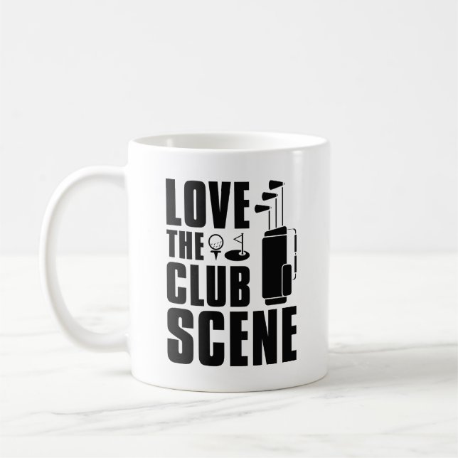 Taza De Café Amo La Escena De Club (Izquierda)