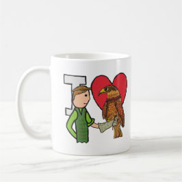 Taza De Café Amo la Falconería