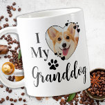 Taza De Café Amo la foto personalizada de mi abuelo Mascota<br><div class="desc">¡Amo A Mi Abuelo! ... Sorprende a tu abuela Perra favorita este Día de la Madre, Navidades o su cumpleaños con esta taza de café super adorable mascota personalizado. ¡Regale un regalo perfecto a tus padres y abuelos de tus perros con esta graciosa taza de amante de los perros! "Amo...</div>