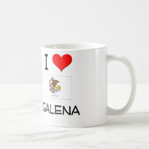 Taza De Café Amo la GALENA Illinois