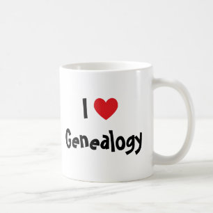 Taza De Café Amo la genealogía