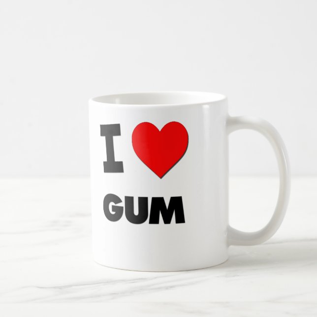 Taza De Café Amo la goma (Derecha)