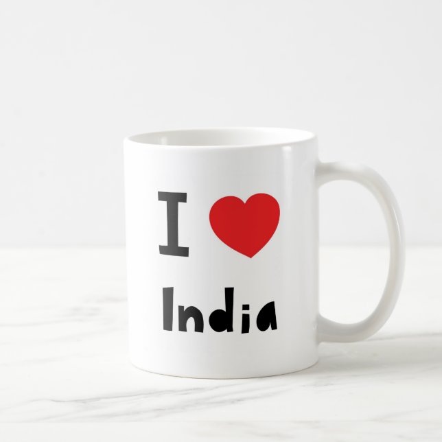 Taza De Café Amo la India (Derecha)