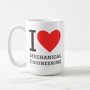 Taza De Café Amo la ingeniería mecánica