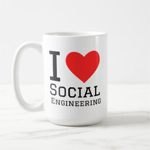 Taza De Café Amo la ingeniería social