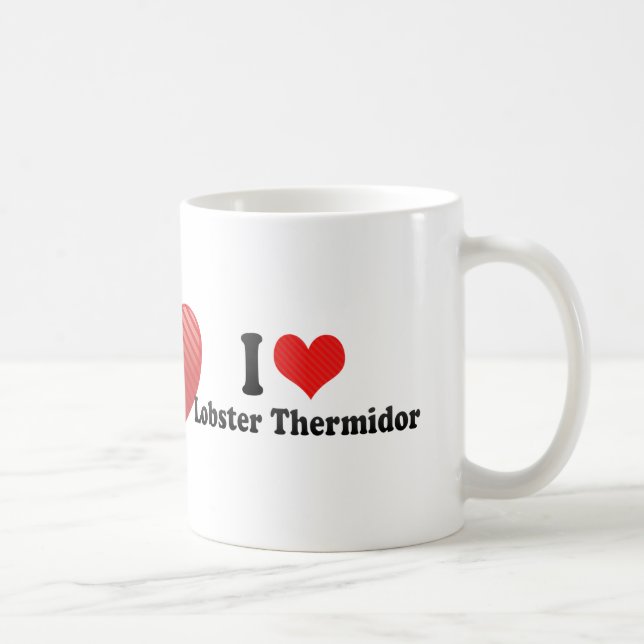 Taza De Café Amo la langosta Thermidor (Derecha)