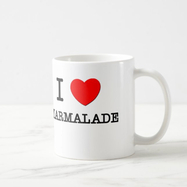 Taza De Café Amo la mermelada (Derecha)