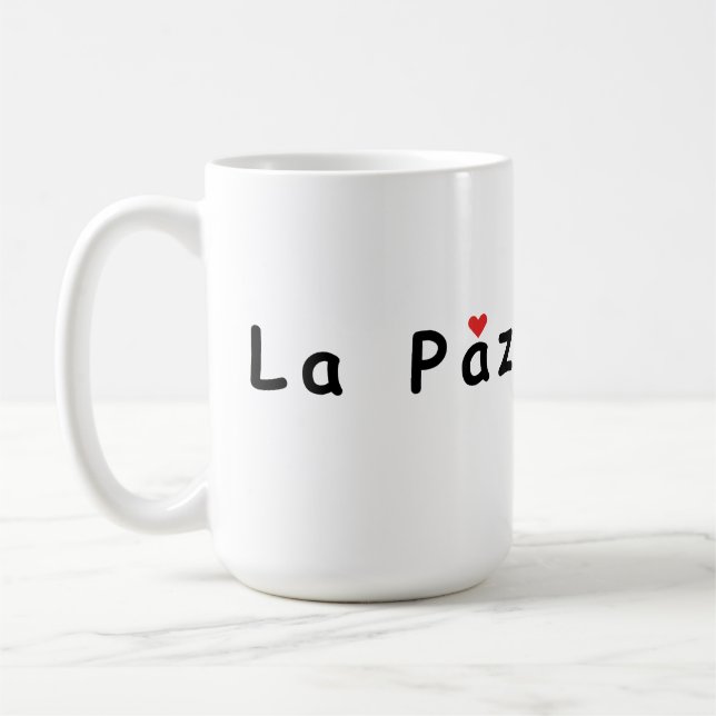 Taza De Café Amo La Paz (Izquierda)