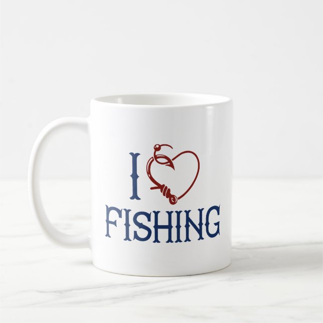 Taza De Café Amo La Pesca (Izquierda)