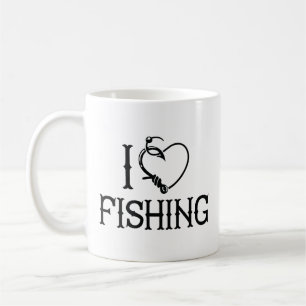 Taza De Café Amo La Pesca