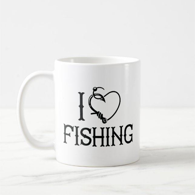 Taza De Café Amo La Pesca (Izquierda)