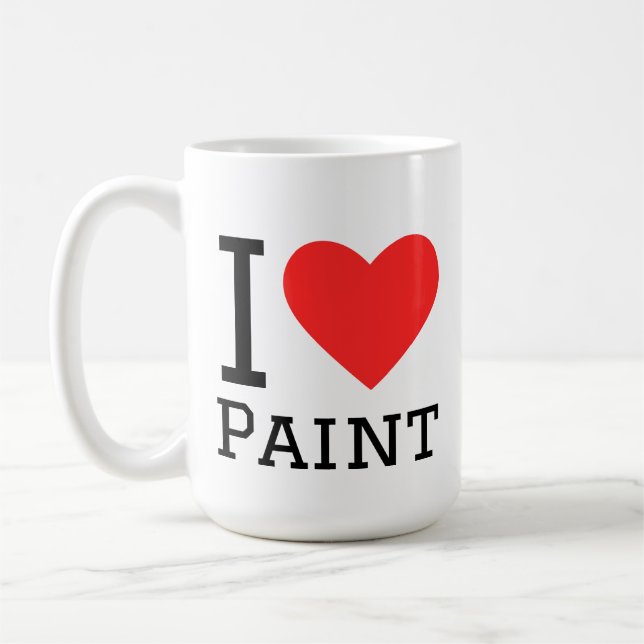 Taza De Café Amo la pintura (Izquierda)