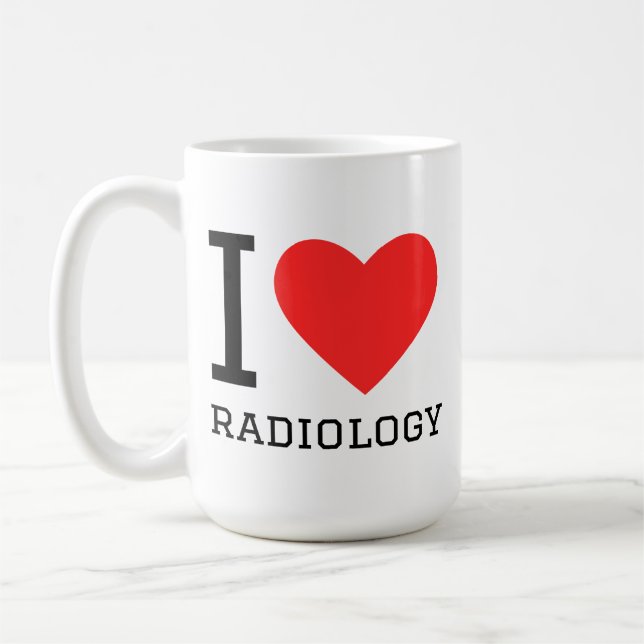Taza De Café Amo la radiología  (Izquierda)
