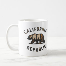 Taza De Café Amo la República de California