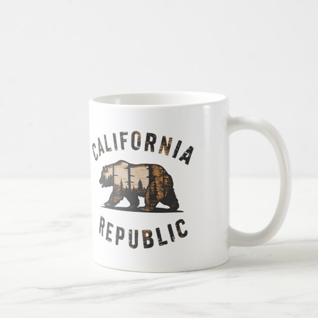 Taza De Café Amo la República de California (Derecha)