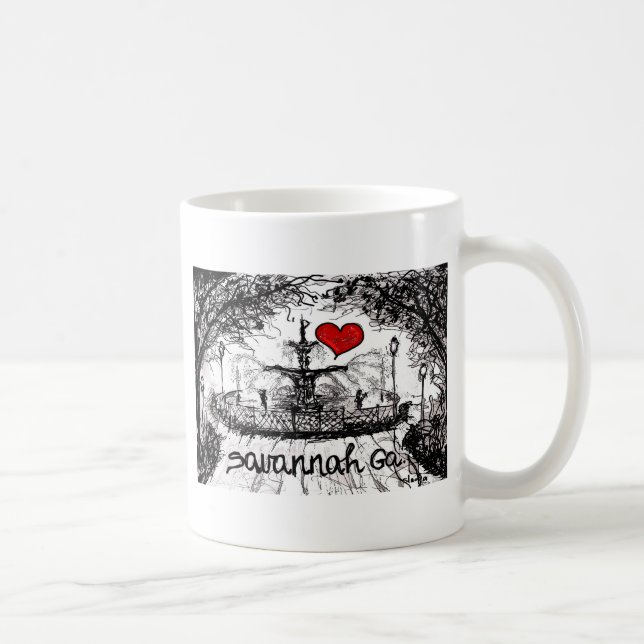 Taza De Café Amo la sabana GA (Derecha)