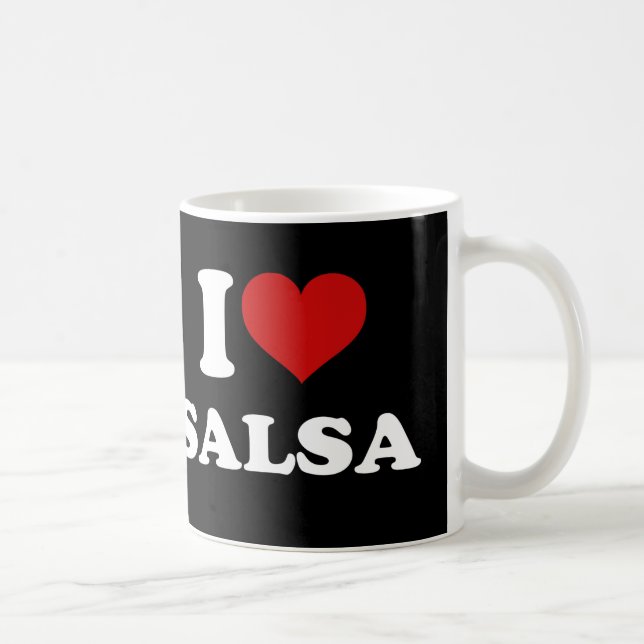 Taza De Café Amo La Salsa (Derecha)