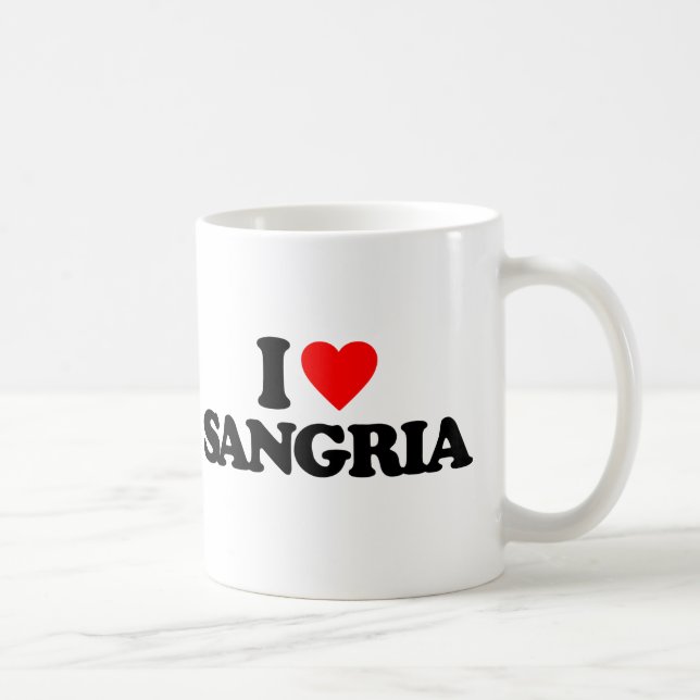 TAZA DE CAFÉ AMO LA SANGRÍA (Derecha)