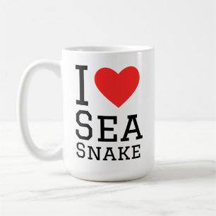 Taza De Café Amo la serpiente de mar