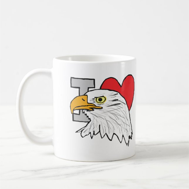 Taza De Café Amo Las Águilas (Izquierda)