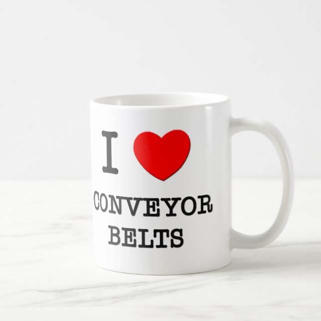 Taza De Café Amo las bandas transportadoras (Derecha)