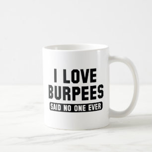 Taza De Café Amo las Burpees