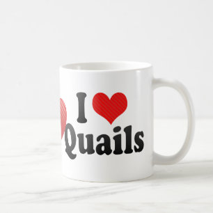 Taza De Café Amo las codornices
