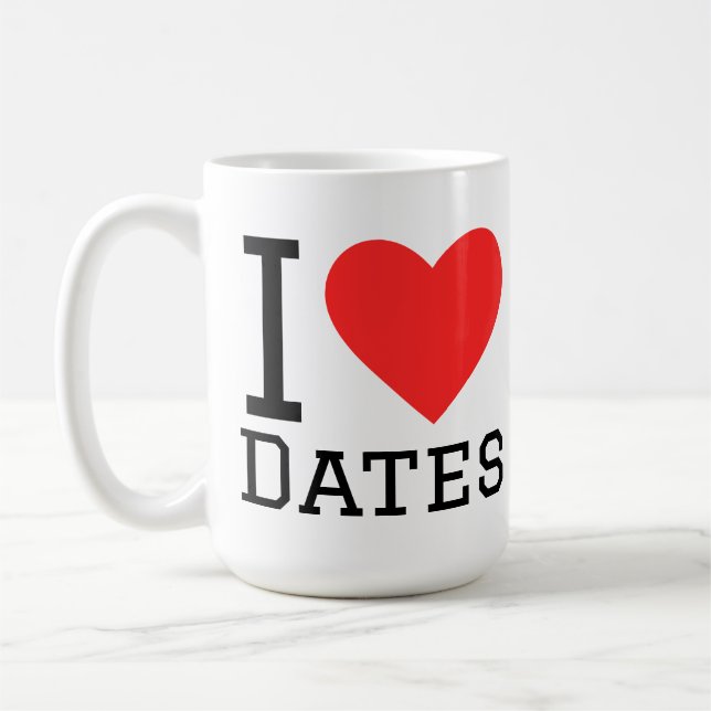 Taza De Café Amo las fechas (Izquierda)