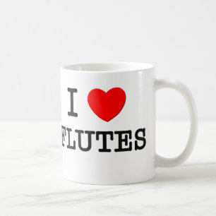 Taza De Café Amo las flautas