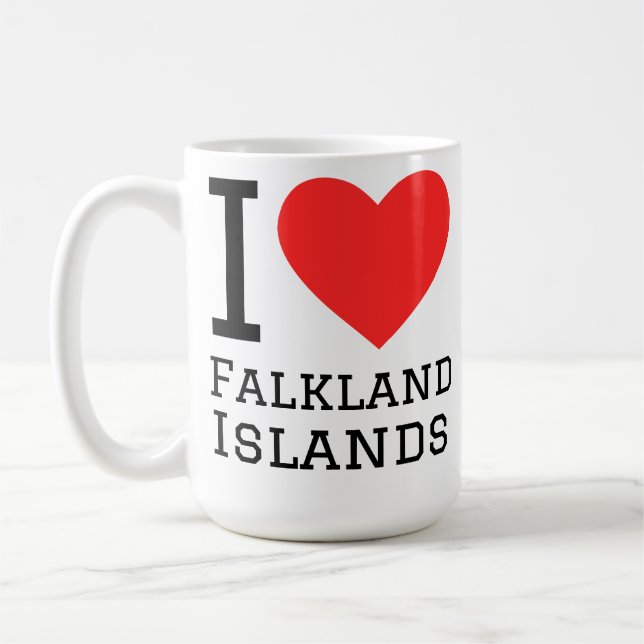 Taza De Café Amo las Islas Malvinas (Izquierda)