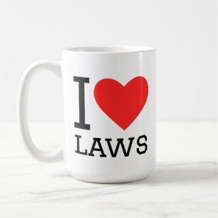 Taza De Café Amo las leyes