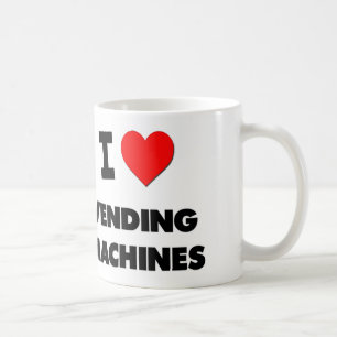 Taza De Café Amo las máquinas expendedoras
