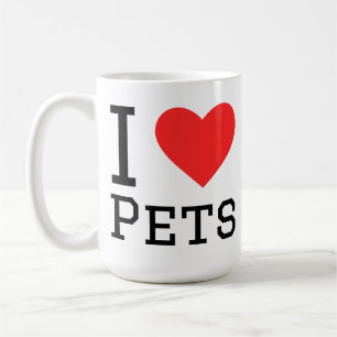 Taza De Café Amo las mascotas