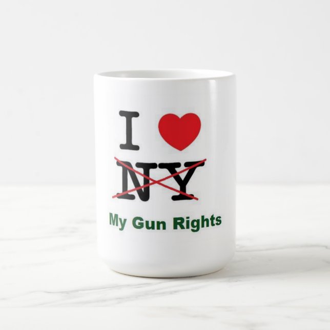Taza De Café Amo las mis derechas del arma (Centro)