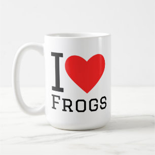 Taza De Café Amo las ranas
